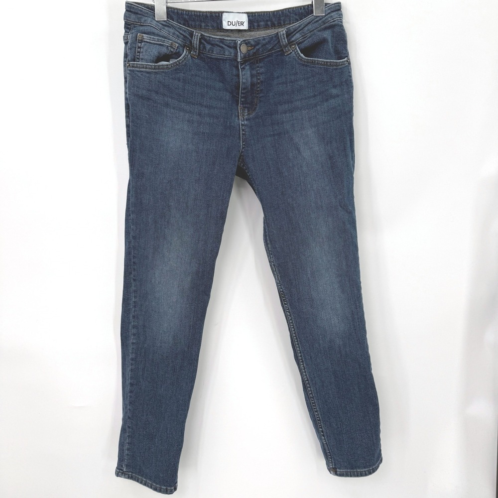 DU/ER Fireside Girlfriend Jeans Women 30 Fleece Lined